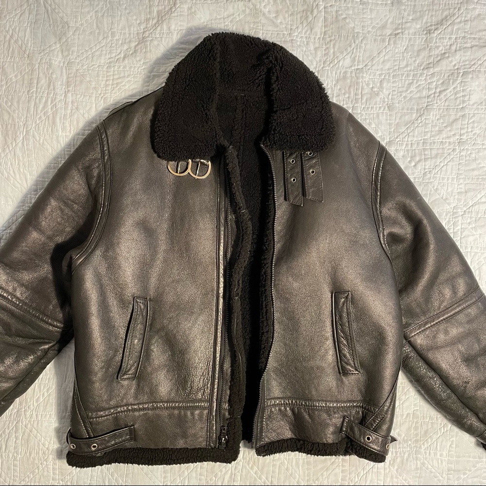 B-3 REAL SHEARLING BOMBER